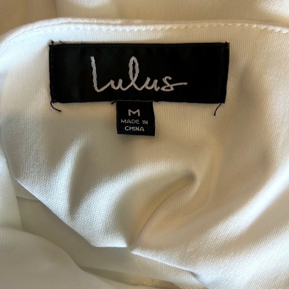 LULUS Daily Romance Ivory Long Sleeve Top with Slit Sleeves / Medium / NWOT - Picture 9 of 9